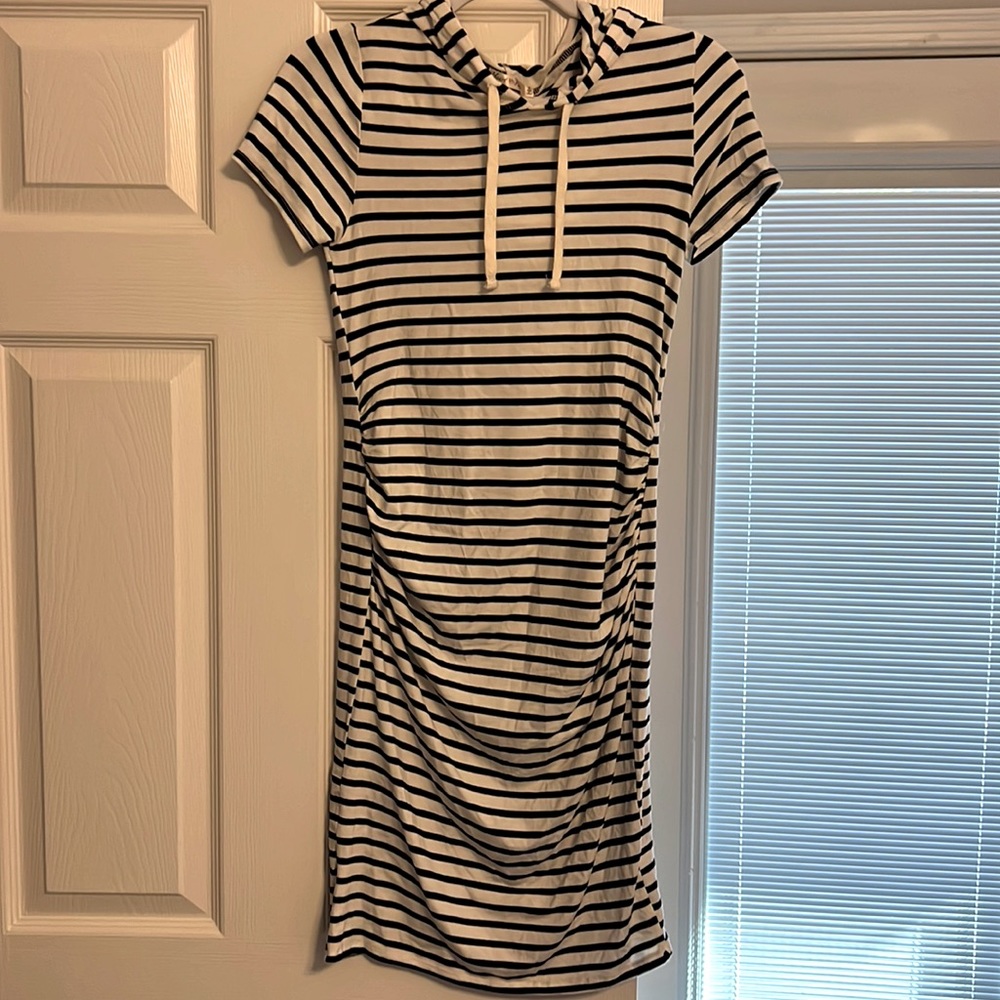 Maternity Black&White Dress